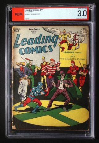 Leading Comics #9 PSA Amateur Resto - Image 0