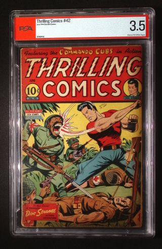 Thrilling Comics #42 PSA - Image 0