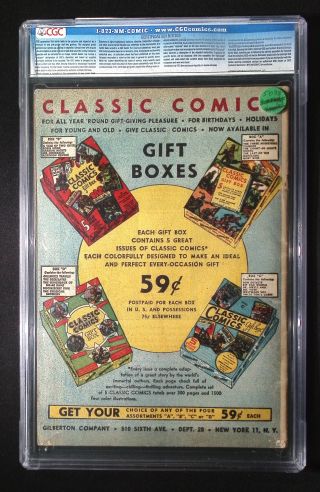 Classic Comics #1 HRN 28 - Image 1