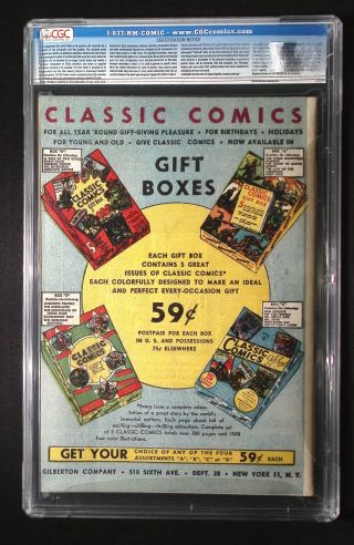 Classic Comics #2 HRN 28 - Image 1