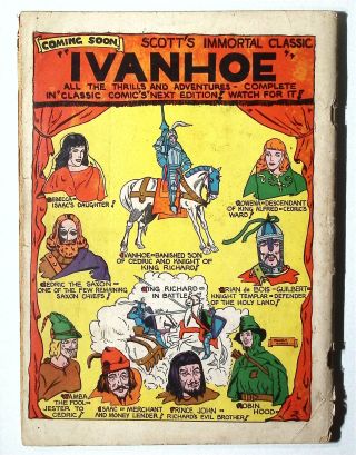 Classic Comics #1 1ST EDITION - Image 1