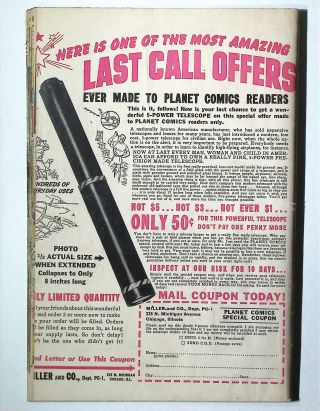 Planet Comics #25 - Image 1