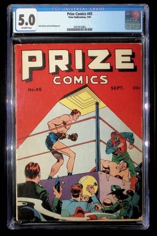 Prize Comics #45 CGC 5.0 - Image 0