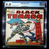 444949006	Black Terror (1946), No. 16, Better Publ/Standard	CGC 5.0 OWW - Thumbnail 0