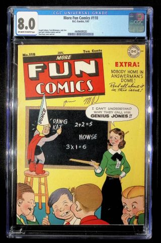 444949020	More Fun Comics (1947), No. 118, National Per. Publ	CGC 8.0 - Image 0