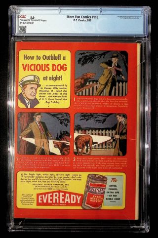 444949020	More Fun Comics (1947), No. 118, National Per. Publ	CGC 8.0 - Image 1