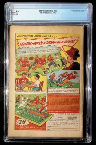 1258001022	Startling Comics (1947), No. 48, Better Publications (Nedor)	CGC 4.0 C - Image 1