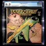 4449409023	Wings Comics (1947), No. 79, Fiction House	CGC 6.5 OWW  - Thumbnail 0