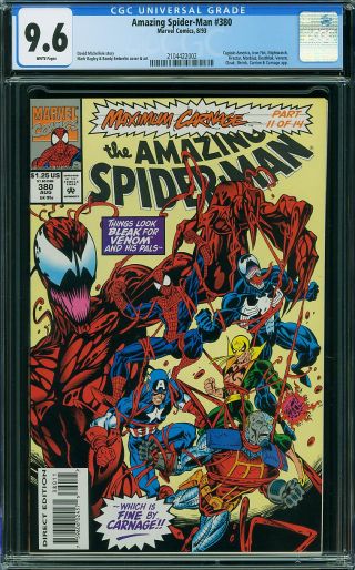 Amazing Spider-Man #380 (Newsstand) - Image 0