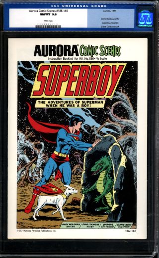 AURORA COMIC SCENES v140 #186, CGC 9.8 NM/MT - Image 0