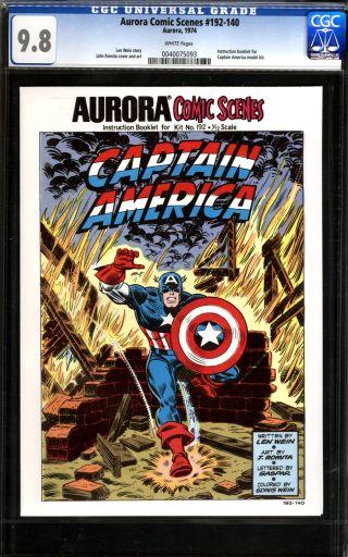 AURORA COMIC SCENES v140 #192, CGC 9.8 NM/MT - Image 0