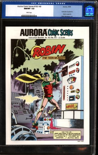 AURORA COMIC SCENES v140 #193, CGC 9.8 NM/MT - Image 0