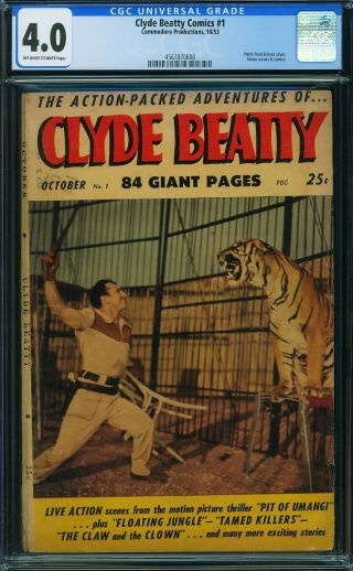 CLYDE BEATTY COMICS (1953) #1 - Image 0