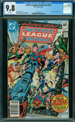 Justice League of America #218 (Newsstand) - Image 0
