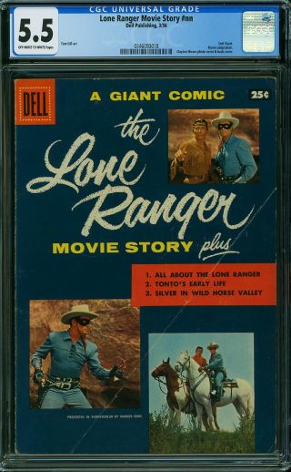 Lone Ranger Movie Story (1956) #1 - Image 0