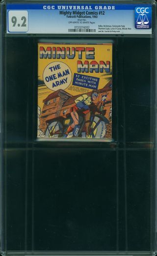 MIGHTY MIDGET COMICS (1942) #12 (Minute Man) - Image 0