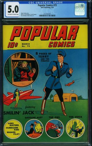 Popular Comics #73 - Image 0