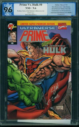 Prime vs. the Incredible Hulk #0 (Limited Super Premium Edition) PGX (Signature Series) - Image 0