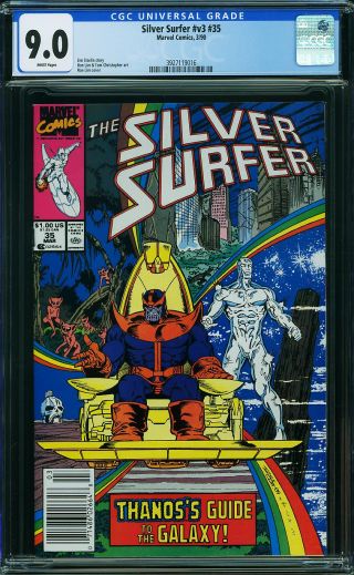Silver Surfer (1987) #35 (Newsstand) - Image 0