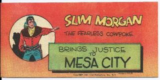 SLIM MORGAN (1950) #nn - Image 0