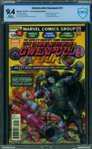Unbelievable Gwenpool #21 (Lenticular) - Image 0