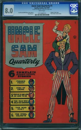 Uncle Sam Quarterly (1941) #1 - Image 0