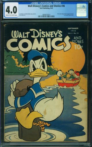 Walt Disney's Comics and Stories #36 - Image 0