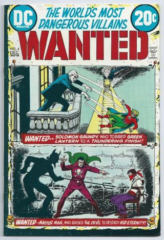 Wanted: The World's Most Dangerous Villains #4 - Image 0