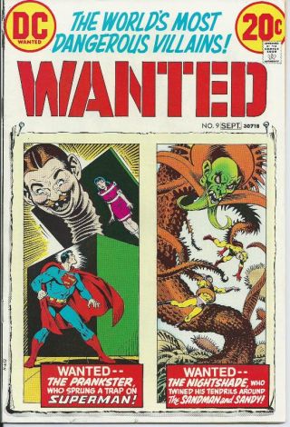 Wanted: The World's Most Dangerous Villains #9 - Image 0