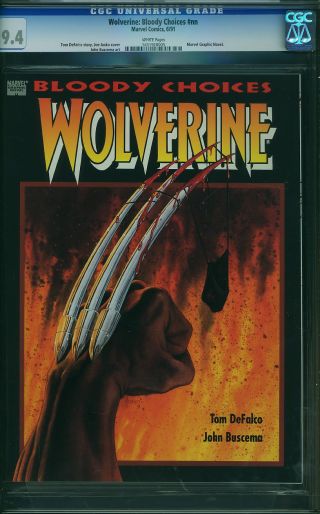 Wolverine: Bloody Choices (1991) #0 - Image 0