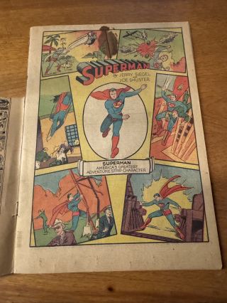 Superman #6 missing centerfold with color copy - Image 2