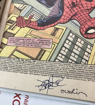 Fantastic Four #250 Signed by Byrne and Austin - Image 3