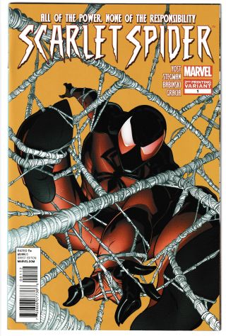 Scarlet Spider #1 (2012) Second Printing Variant - Image 0