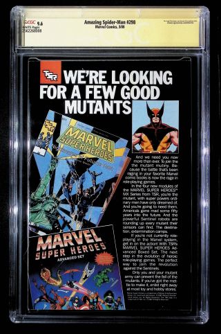 Amazing Spider-Man #298 Double Signature (Stan & Todd) - Image 1