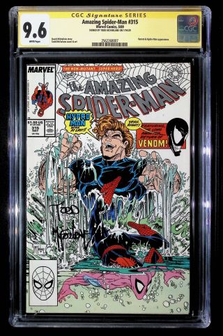 Amazing Spider-Man #315 Signed by Todd Mcfarlane - Image 0