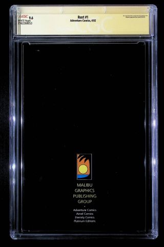 Rust #1 Signed by Todd! - Image 1