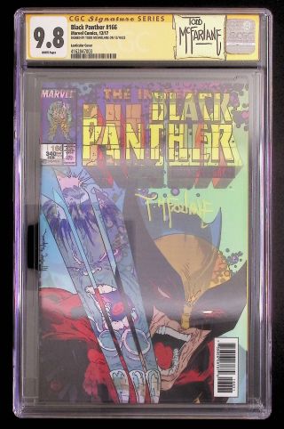 Black Panther #166 (Lenticular) Signed by Todd! - Image 0