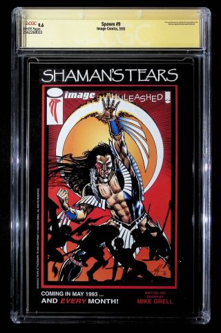 Spawn #9 (Newsstand) Signed by Todd! - Image 1